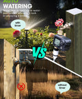 Sprinkler Timer For Garden And Lawn Programmable Irrigation Hose Timer With Rain Delay Manual and Auto Watering Modes shown.