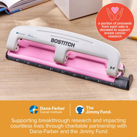 InCOURAGE 12 Reduced Effort 3 Hole Punch For Office And School Use No Fuss Punching Up To 12 Sheets With EZ Squeeze Technology
