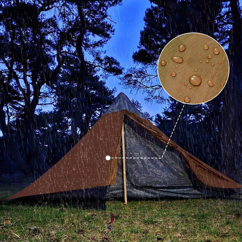 Ultralight One Person Tent For Backpackers And Hikers, Weighs About Two Pounds, Quick Setup Ground Bivy Shelter With Waterproof Nylon in rain