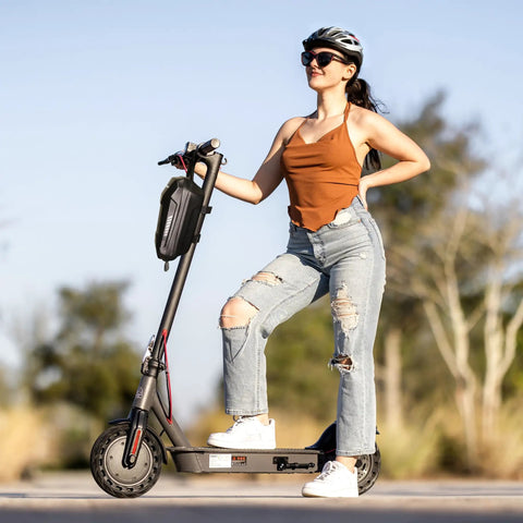 Waterproof Handlebar Bag For Electric Scooters Bikes And Motorcycles With 3L Large Capacity Built For Everyday Rides And Tough As Nails Durability Fits Hiboy S2 S2 Pro S2 MAX S2R Plus And Other Popular Models