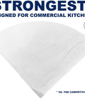 100 Pack 10 Inch Deep Fryer Filter Cones For Commercial Kitchens Pro Grade Oil Filtration Great For Restaurants Cafes Food Trucks