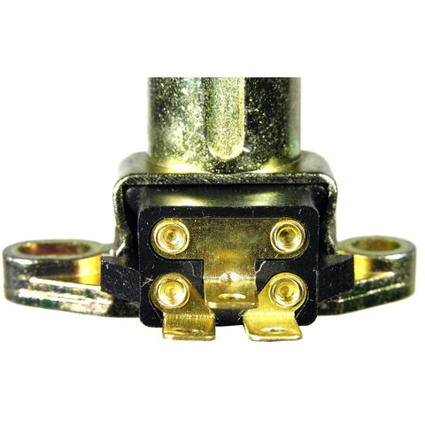 Solid Headlamp Dimmer Switch Top Notch Aftermarket Replacement showing gold terminals and sturdy design for vehicle dashboard use.