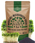 Broccoli Sprouting And Microgreens Seeds Kit 1 Lb Resealable Bag Non GMO Heirloom Sprout Seeds For Soil Coconut Coir Aerogarden And Hydroponics Perfect For Growing Microgreens At Home