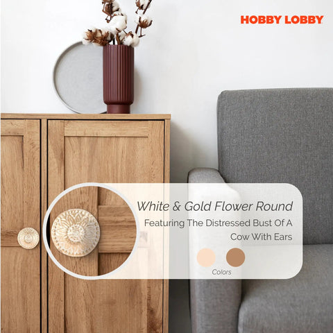 Freshen Up Your Space With These Heavy Duty White Metallic Floral Drawer Knobs Quick Swap Easy Install on cabinet.