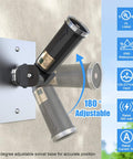 Two Pack Outdoor Photo Cell Sensor For Dusk To Dawn Lighting Auto On Off Photocell Switch UL Listed IP65 Weatherproof