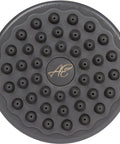 Front view of High Pressure Shower Head with 3 Inch Face, Anti Clog Nozzles, Brushed Nickel, ideal for low water pressure areas.