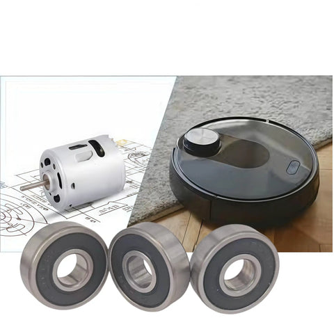 608-2RS Deep Groove Ball Bearing 24 Pack ABEC 5 C3 Precision Industrial Grade with motor and vacuum cleaner