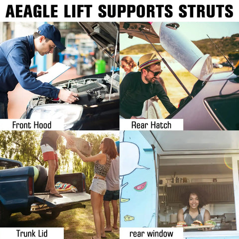 Dodge Challenger 2008 To 2018 Rear Trunk Lift Support Shocks Gas Spring Struts usage examples on vehicles