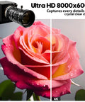 Ultra HD 8000x6000 48MP USB Camera With 5-50mm Zoom Lens captures a detailed image of a rose, showing crisp color and clarity.