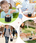 Keep It Sizzling Hot Soup Thermos With Secure Split Snack Cup Grab And Go Leak Free Insulated Lunch Jar For Kids And Adults Stainless Steel Double Wall Vacuum Food Container With Spoon Black used by children and adults.