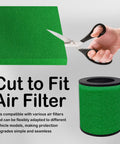 Cutting Custom Cut Air Filter Foam 16.7 by 14.76 by 0.625 Inches Reusable 40 PPI Sponge Filter Material Rugged Washable Air Filter