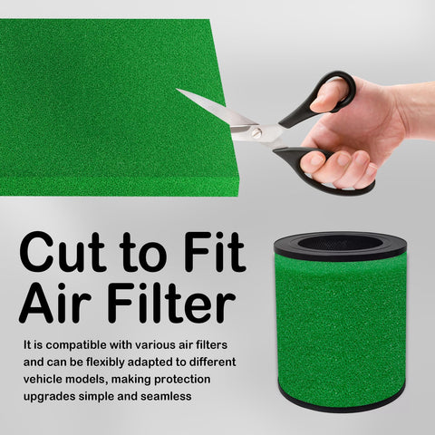 Cutting Custom Cut Air Filter Foam 16.7 by 14.76 by 0.625 Inches Reusable 40 PPI Sponge Filter Material Rugged Washable Air Filter