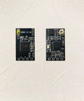 Nano 2.4GHz FPV Receiver With 40mm UFL T Antenna dual-side view for micro drone racing and tiny FPV builds.