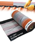 Heavy Duty Self Adhesive Ridge Vent Mesh Roll 12 X 98.4 Inches, showcasing self-adhesive ridge vent roll for roofing installation.