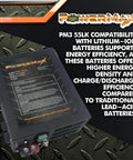 Bad Boy 55 Amp Deck Mount Rv Converter Charger With Smart Multi Stage Charging For Lithium And Lead Acid Batteries on textured surface.