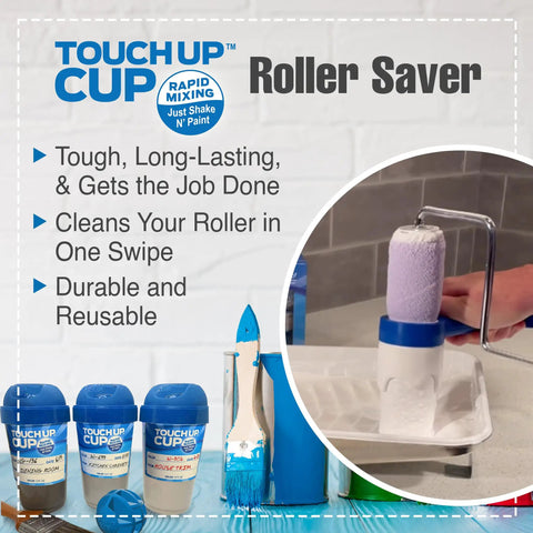 Roller Saver Paint Cleaner Tool For Home Projects Quick Clean Of Roller Sleeves No Mess Cleanup Painters Scraper As Seen On Shark Tank 1 Pack Durable Grip Designed To Cut Paint Waste And Speed Up Cleanup After Every Coat