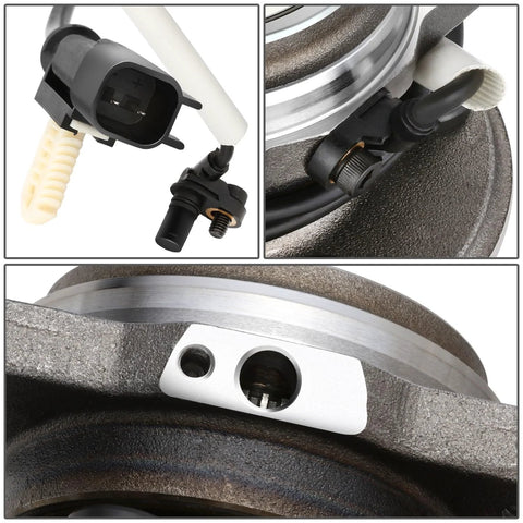Close-up of Front Wheel Bearing Hub Assembly With ABS Sensor For Ford Ranger 2009 2010 2011 And Mazda B4000 2003 2010