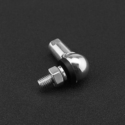 Heavy Duty 4Pcs Angle Linkage Ball Joint Kit With Spring Clip Dust Seal For CS DIN 71802 Gear Linkage Replacements M6 RH, galvanized steel