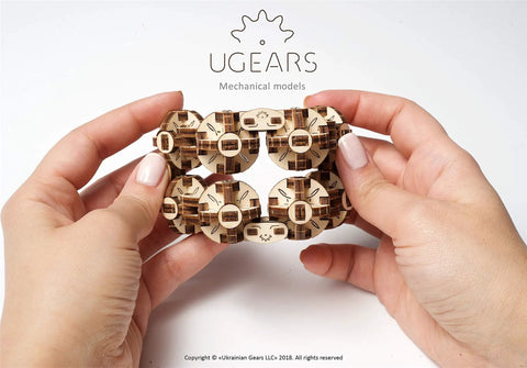 Flexi Cubus Brainteaser 3D Mechanical Wooden Puzzle Mind Bending Reconfigurable Cube For Adults And Teens Anti Stress Desk Toy With An Intricate Skeleton Sphere Design And Endless Shape Shifting Fun, beige wooden cube