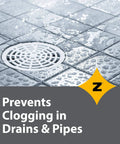 Shower drain with wet tiles, illustrating Pro Grade Multisurface Probiotic Enzyme Cleaner For Pet Stains And Odors, Drain Cleaner Power.
