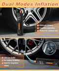 Portable Tire Inflator Cordless Air Pump With Auto Shut Off And 150 PSI Capacity Digital LCD Display Fast Inflation