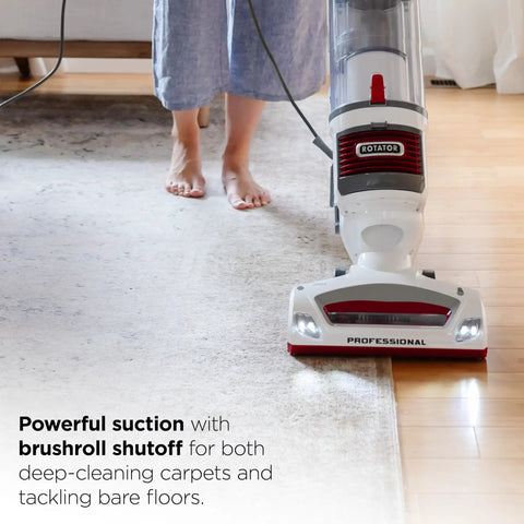 Shark Lift Away Upright Vacuum With Hepa Filter For Pet Hair and Carpet Cleaning White And Red Model Nv501 Powerful Suction Lightweight Design For Home And Stairs Easy Maneuverability