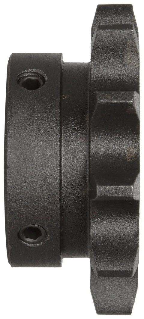 Heavy Duty Single Strand Roller Chain Sprocket Type B Hub 70 Teeth 1.5 Inch Bored To Size 0.75 Inch Pitch Chain High Carbon Steel side view