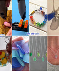 Pro-Grade Diamond Drill Bits Set, 30-Piece With 1mm 2mm 3mm Tips, drilling sea glass and jewelry projects displayed