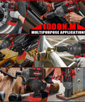 Tough As Nails 1/2 Drive Brushless Cordless Impact Wrench Compatible With Milwaukee 18V Battery Bare Tool No Battery Included in use.