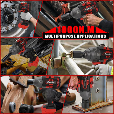 Tough As Nails 1/2 Drive Brushless Cordless Impact Wrench Compatible With Milwaukee 18V Battery Bare Tool No Battery Included in use.