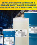 Slide Silicone Lubricant And Release Agent For Industrial And Workplace Use Only, Low Odor Formula With Non Chlorinated Solvents