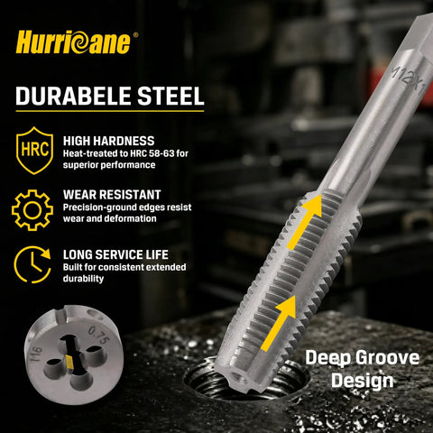 The Ultimate 80 Piece Tap And Die Set With Sae Metric Sizes For Auto Repair Pros Who Need Serious Thread Fixing Power GCr15 Steel Durability, deep groove tap