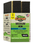 Coarse 80-Grit Sanding Sponge 2.5x5x1 Inch Pack of 2 Flexible Sponges for Contours and Flat Surfaces Rinse and Reuse Drywall Wood Auto Body