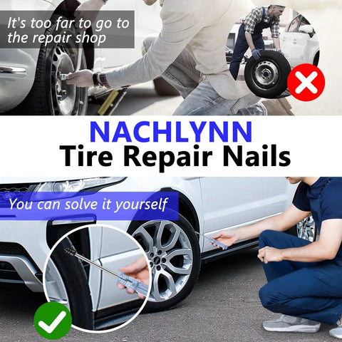 30 Pcs Tire Repair Screws Self Tapping Rubber Plugs Kit With Screwdriver And Storage Box for DIY tire patch on vehicles