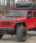 Front Bumper Caps For Jeep Wrangler JK 2007 2018 Rock Crawler Stubby Conversion Nylon Caps Improve Approach Angles