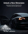 4K Car Door Lights Logo Projector Kit For Tesla Models Y X S 3 Highland Juniper Dope Ultra Bright OEM Style Puddle Lights 3D