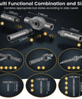 Multi-functional tool dimensions for 24 In 1 Magnetic Ratchet Screwdriver Set With Precision Bits For Home Repairs DIY Projects And Electronics