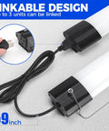 Boss Level Bright Four Foot LED Shop Lights 84W 10000 Lumens Daylight 5000K Linkable with plug and 59-inch cord
