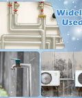 24 Pcs Pipe Insulation Foam Tubes And 4 Pcs Elbow Covers on plumbing and outdoor spigots for freeze protection