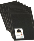 Heavy Duty Self Adhesive Felt Sheets Furniture Chair Glides Black Rectangle Stick On Pads 3.5 Mm Thick on display