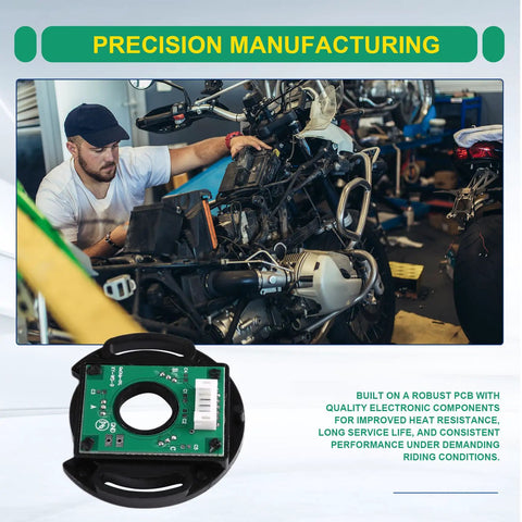 Straight Swap Hall Sensor Board For Electric Bike Motor Brushless DC Hub Motor Circuit Control Module in workshop with technician.