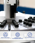 Solid Build 8Mm Screw Thread Hplc Vial Caps With Red Ptfec White Silicone Septa Deliver A No Hassle Leakproof Seal For 1 5 To 2 Ml Glass Autosampler Vials 100 Count Ready To Roll on autosampler