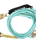 Vertical Lifeline Assembly With 75-Foot Poly Steel Rope, Heavy-Duty 5/8-Inch Cord For Fall Protection In Wet Environments