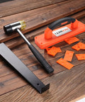 Laminate Wood Flooring Installation Kit With Tapping Block And Handle Pull Bar Double Faced Mallet And Spacers Plus LVP Vinyl Flooring Tools