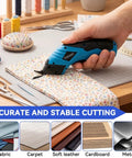 Top Tier Electric Fabric Scissors Providing Ridiculously Smooth Cordless Slicing On Thick Cloth And Carpet With An Included Charger Aimed At Serious Stitchers And Craft Teams Wanting Sick Precision Daily, cutting fabric.