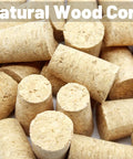 30 Pack All Natural Wood Wine Corks Tapered Plugs For Wine Beer And Liquor Bottles Replacement Corks For Sealing And Cork Craft Projects