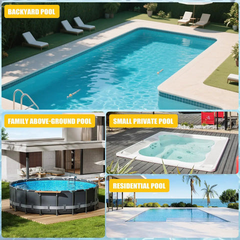 Straight Swap Heavy Duty Spa Pump And Hot Tub Motor Packing 4 HP Dual Speed Punch For Knockout Water Flow Effortlessly Mounts To Your 56 Frame Rig With Side Discharge Serving Smooth Sailing Action Year Round in a backyard and various pools.
