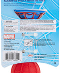 Spider Man Webbed Bike Horn For Kids packaging showing red horn and hero theme, easy install kit included.