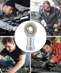 Beefed Up Heavy Duty Rod End Joint Bearing Set Four Pack With Easy Mounting For Power Tools And Automation Equipment, Female Thread Steel Spherical Bearings For Pneumatic Systems And Machinery, steel rod end bearing