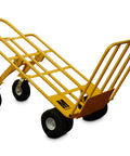 Multi-Mover XT Heavy Duty Dolly With Rear Wheels And Folding Foot Plate 1000 Pound Capacity 31 Inch Deck 10 Inch Foam Tires